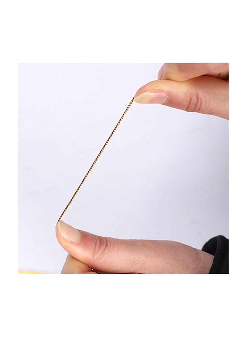 SYOSI شريط كورد معدني، ٢ لفة حبل خيط لامع، لتعليق الزينة، التزيين، الحرف اليدوية والتغليف، ١.٥مم، مصنوع من البوليستر (ذهبي وفضي) (مئة متر لكل لفة) - Image 5