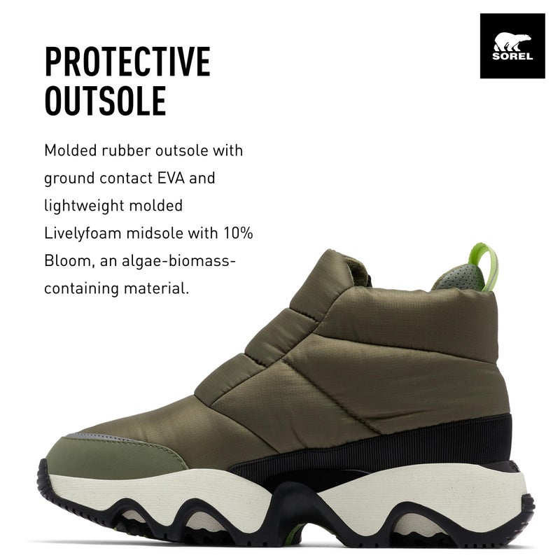 Sorel Kineticâ„¢ Impact Puffy Zip Waterproof Stone Green/Black 10 B (M) - Image 4