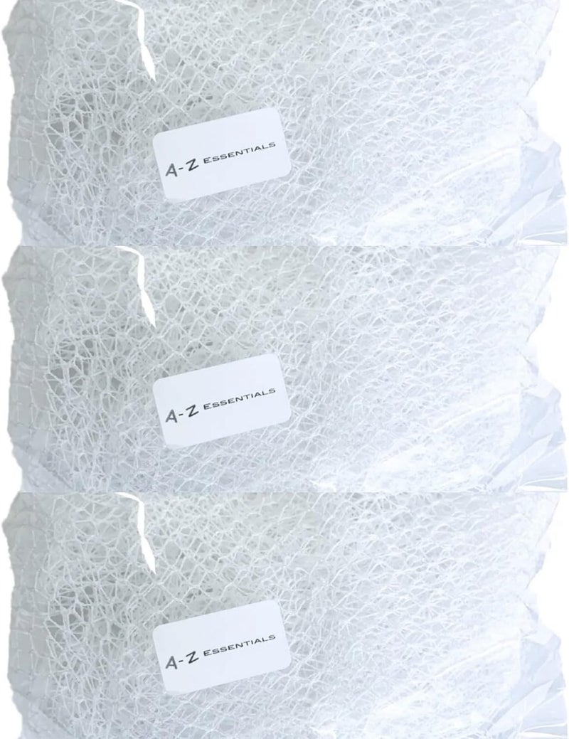 3x African Body ExfoliatorWHITE