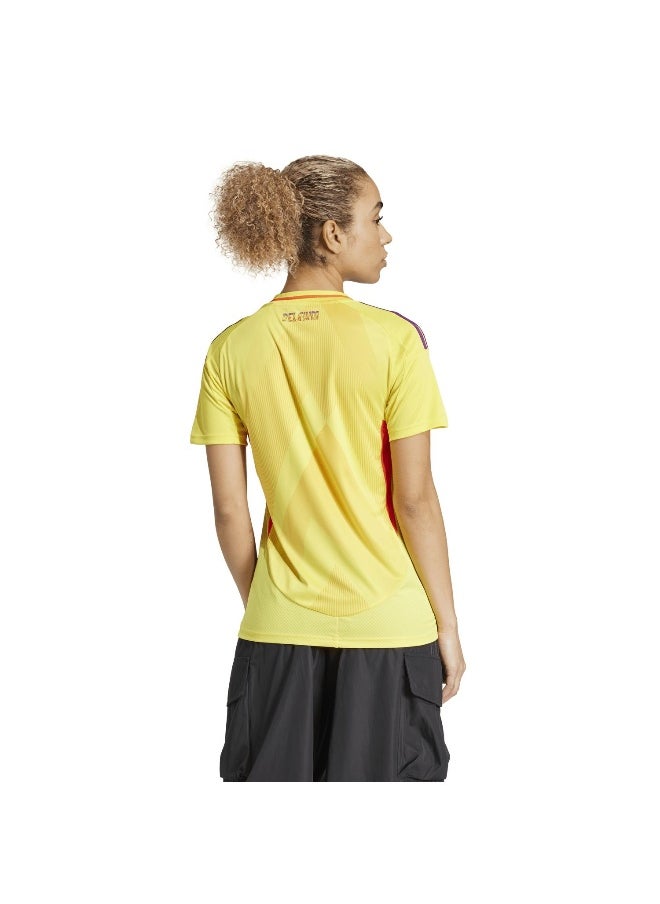 Adidas Adidas Rbfa A Jsy W Yellow Football Jerseys For Women Xs  - Image 4