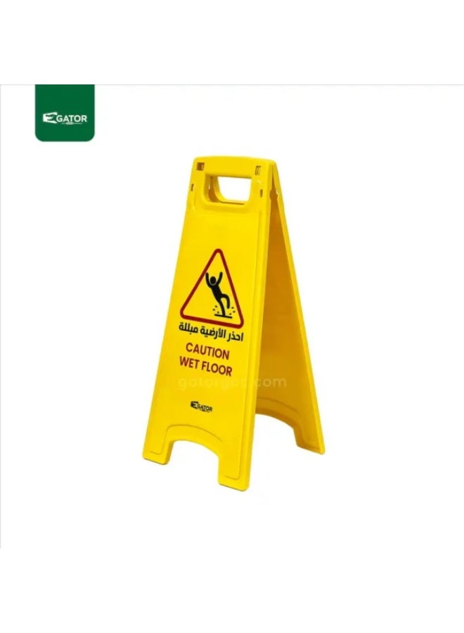 GATOR | Wet Floor Signboard | English - Image 1