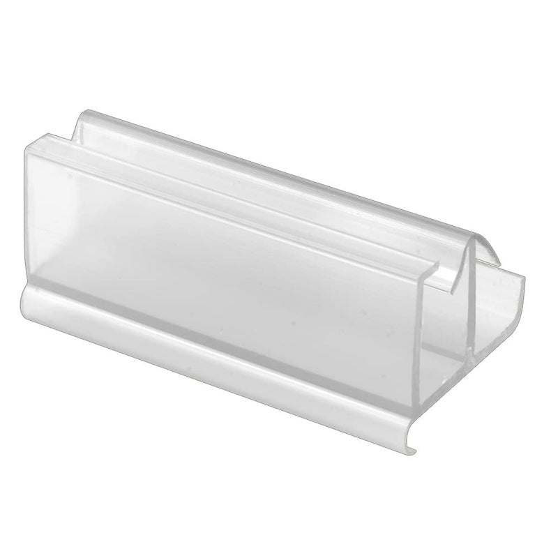 PrimeLine M 6217 Tub Enclosure Bottom Guide For Frameless Panels Clear vinyl Snapin Single Pack