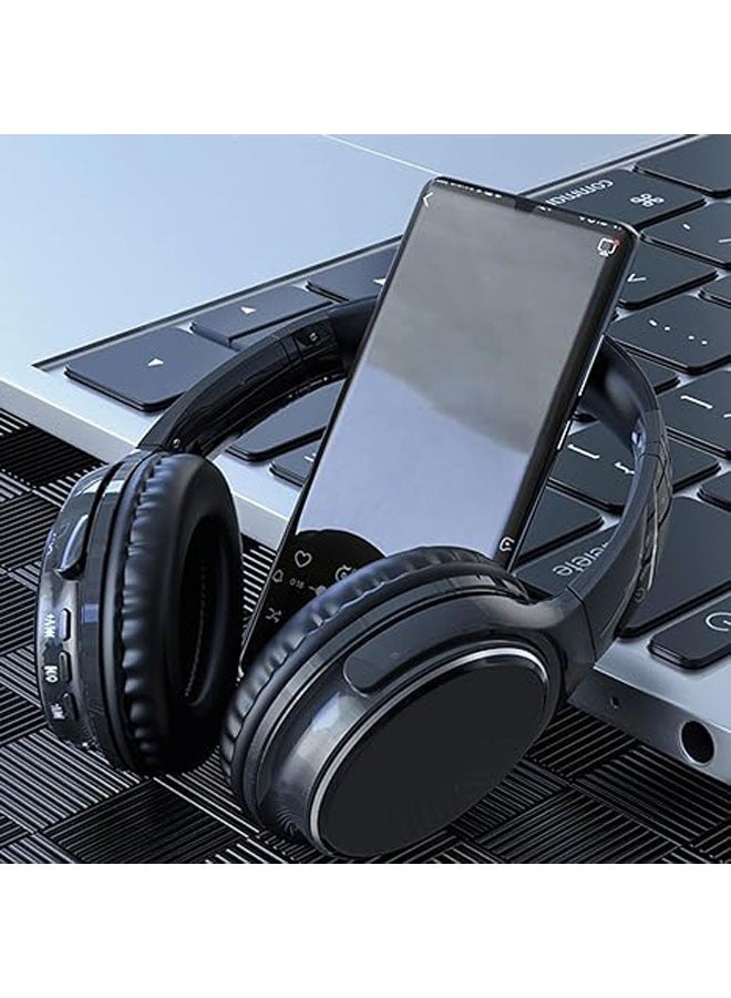 general Game Bluetooth 5.3 wireless headphones, foldable music and sports headphones, built-in microphone, IPX4 waterproof headphones, PC game noise reduction - Image 5