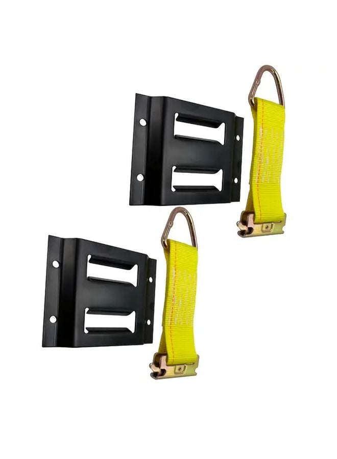 Heavy Duty E Track Two Slot with 2 Straps 3450lbs Capacity Cargo Tie Down - Image 3