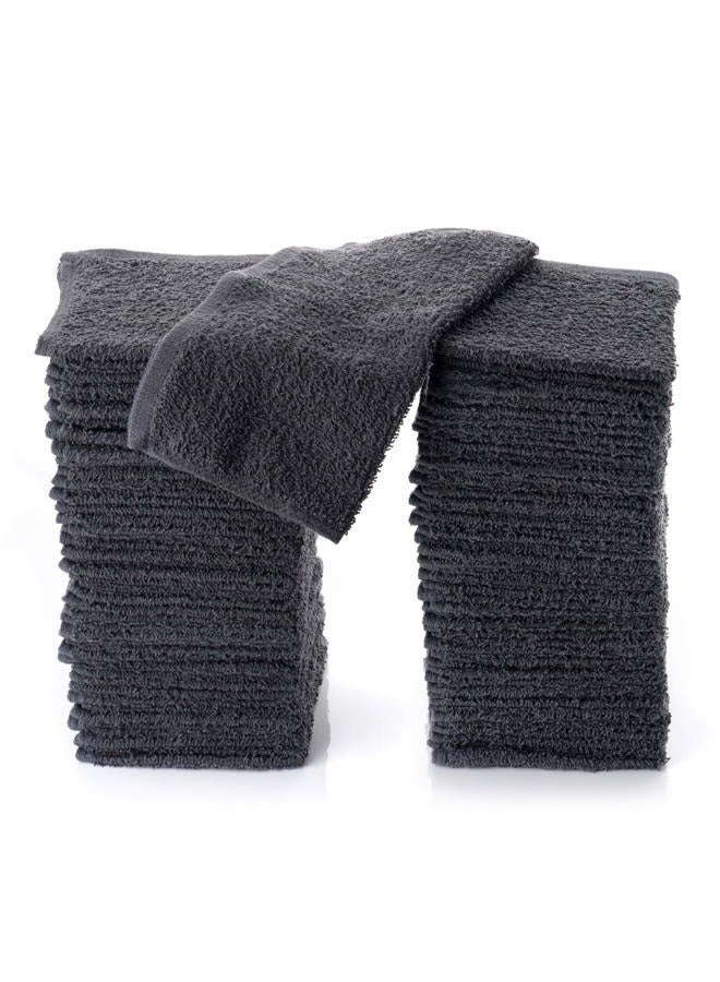 Simpli-Magic Towels, 12”x12” Washcloths, Gray 24 Count - Image 2