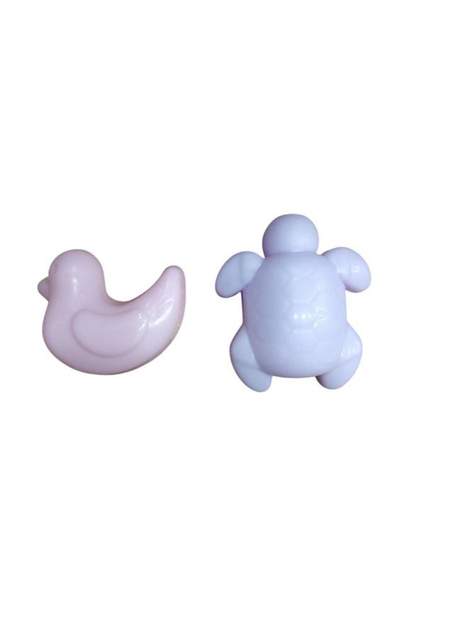 Diy Magic Sand with 2 Animal Moulds - Underwater World Play Dough set Plasticine Color Mud Set Castle Modeling Clay kit DIY Slime Toys (Green)  - Image 2
