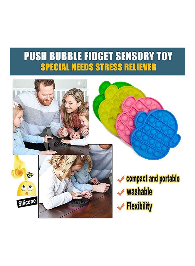 NIBEMINENT 4-Piece Push Bubble Fidget Sensory Toy 4x15.8X14.9centimeter - Image 4