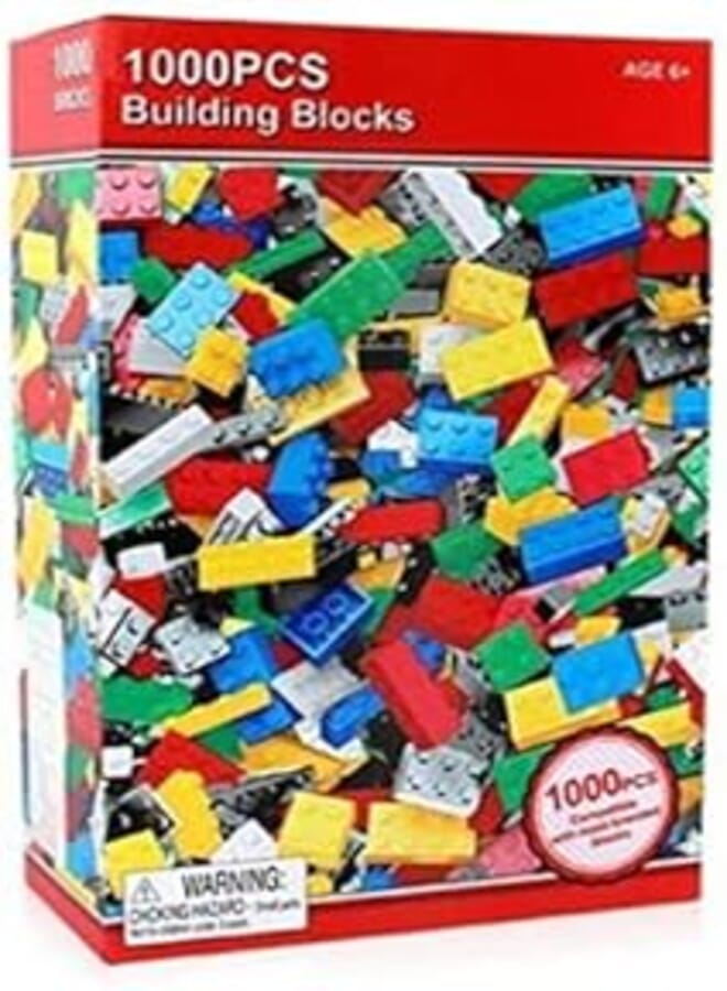 1000 Pcs Building Bricks Set City DIY Creative Brick bulk assembled Toys Gifts For Children(one year gurantee) (one year warranty)