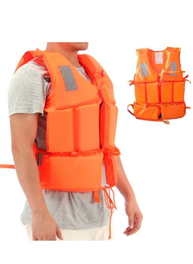Generic FFA SPORTS Child & Adult Life Jacket Swim Vest with Adjustable Belts with Whistle For Outdoor Drifting, Life Jacket For floating Safely - Image 1