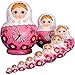 YAKELUS Russian Nesting Dolls for Kids Matryoshka Doll 10pcs Handmade - Image 3
