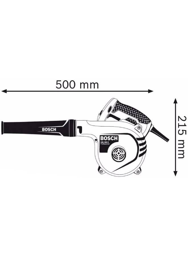 بوش المنفاخ الاحترافي GBL800E مع استخراج الغبار من بوش قدرة 820 واط أسود/أزرق - Image 3