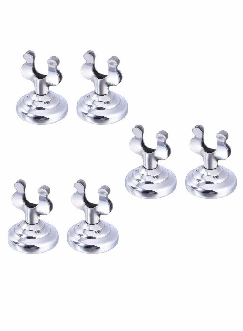 Place Card Holder, 6Pcs Paper Menu Stand, Table Number Holder Table, Memo Holder Clip, Photo Holder for Wedding Party Decorations, Food labels for Party Buffet, Stainless Steel (Silver) - Image 1