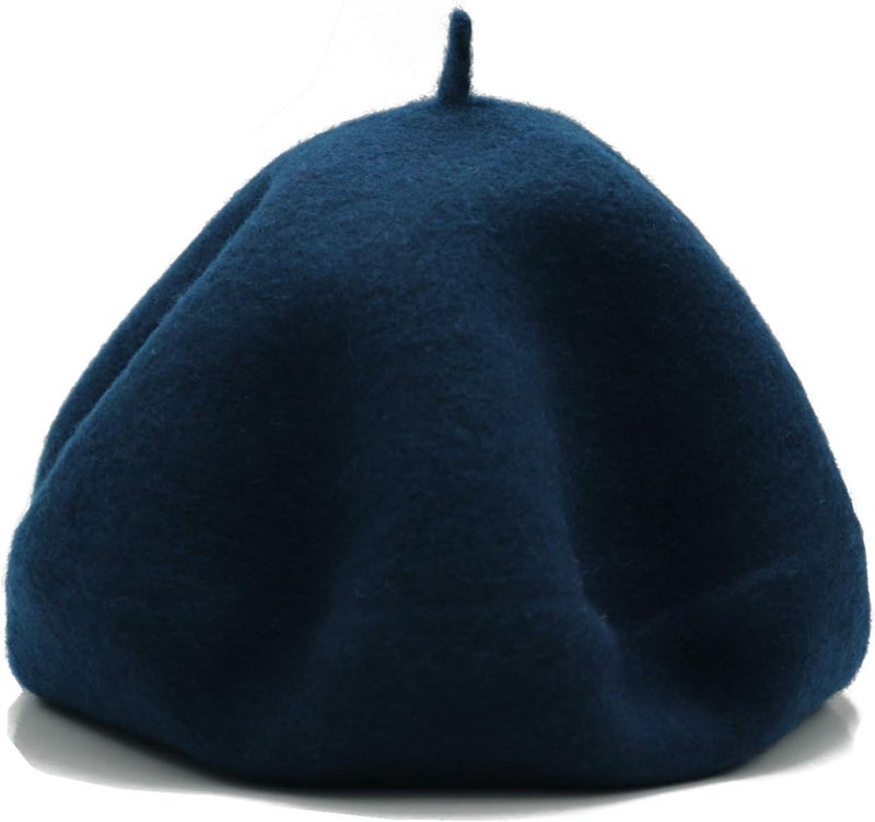Wheebo Wool Beret Hat,Solid Color French Style Winter Warm Cap for Women Girls Lady - Image 4