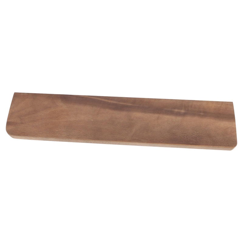Solid Walnut Wooden Mechanical Keyboard Wrist Rest 87 Key Medium 36cm Handmade Wrist Support Pad - Image 2