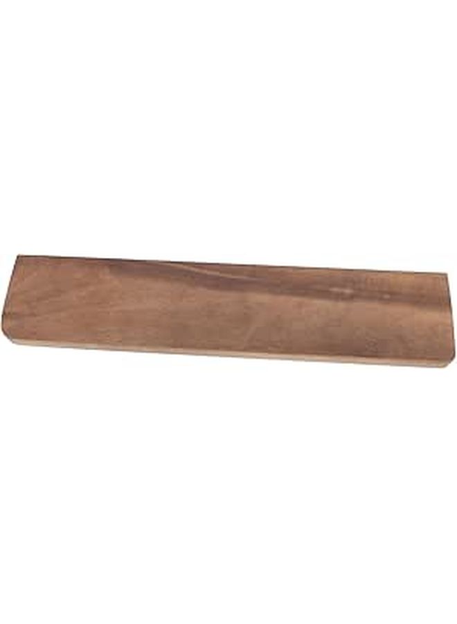 Solid Walnut Wooden Mechanical Keyboard Wrist Rest 87 Key Medium 36cm Handmade Wrist Support Pad - Image 1