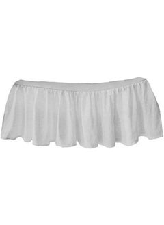 bkb bkb Solid Ruffled Mini Crib Skirt, White 