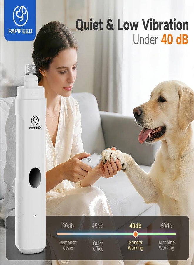 PAPIFEED Pet Nail Grinder for Dogs kit- White - Image 3