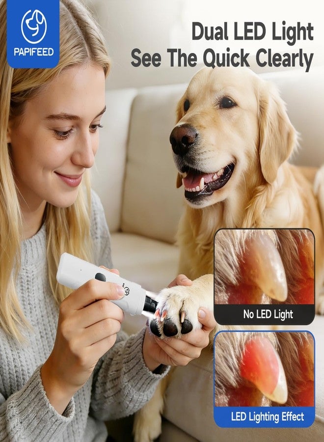 PAPIFEED Pet Nail Grinder for Dogs kit- White - Image 5