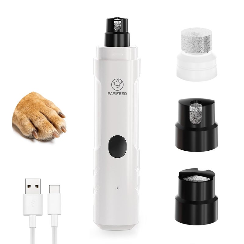 PAPIFEED Pet Nail Grinder for Dogs kit- White - Image 1