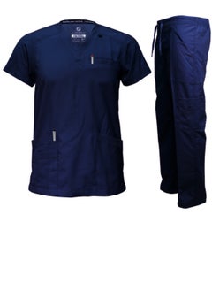 International Uniform L.L.C Premium V Neck Scrubs Medical Uniform Women and Man Scrubs Set Medical Scrubs Top and Pants  - Image 1