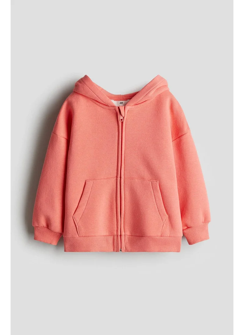 H&M Oversized zip-through hoodie
