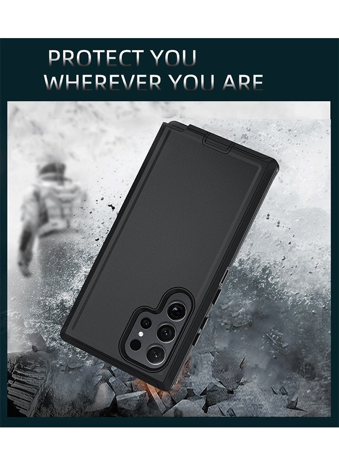 X-level - Samsung Galaxy S24 Ultra Case Cover Shockproof Camera Len Protection Anti-scratch Comfortable Touch Feel Tough Armor Hand Free Kickstand Holder Back Cover Phone Shell Accessories Protector - Image 1