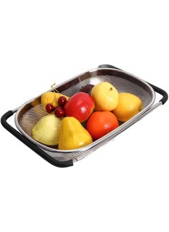 Large kitchen strainer - practical design and perfect capacity for easier straining SH