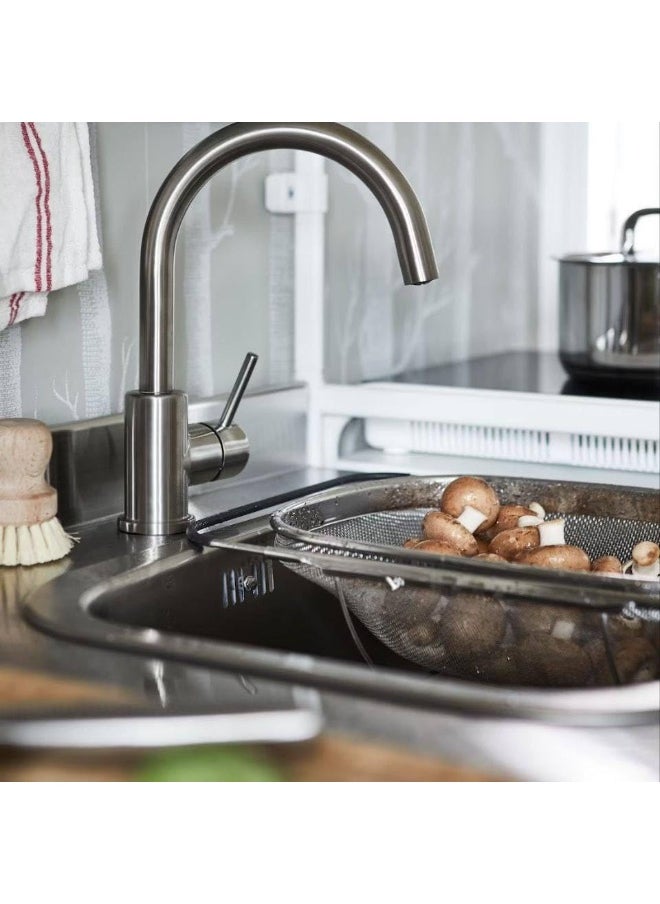 Generic - Large kitchen strainer - practical design and perfect capacity for easier straining SH - Image 1