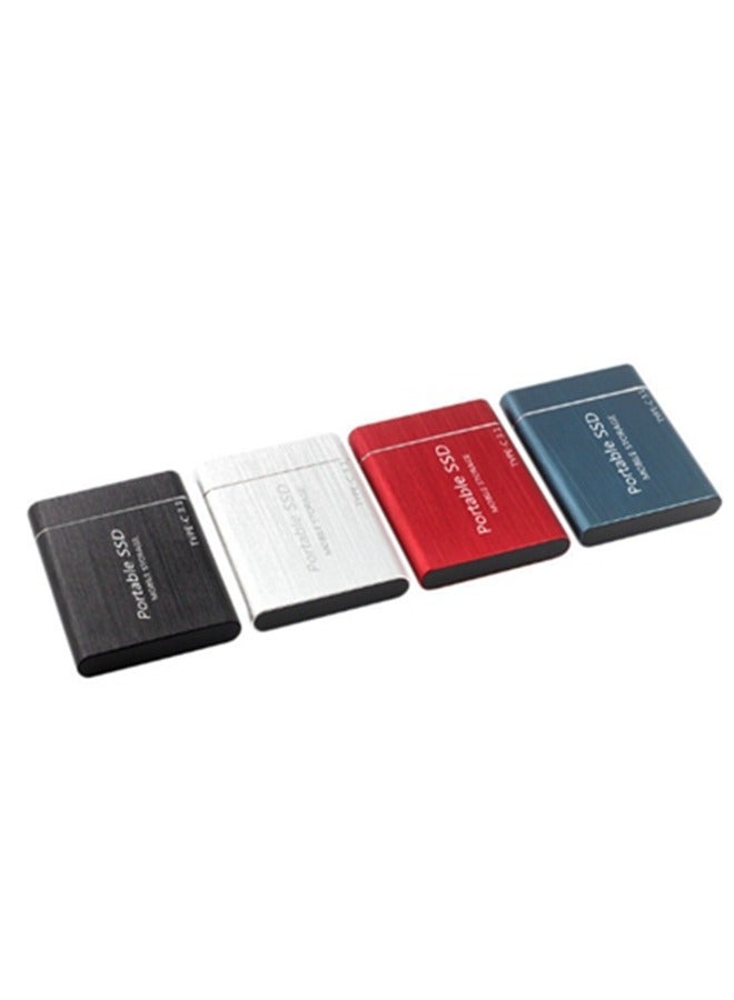 Type-C Mobile Solid State Drive Portable USB3.1 Interface SSD Shockproof Aluminum Alloy Solid State Drive for PC Laptop Mac Data Storage and Transfer and Android Phone, Computers and Tablets(1TB,Sil - Image 4