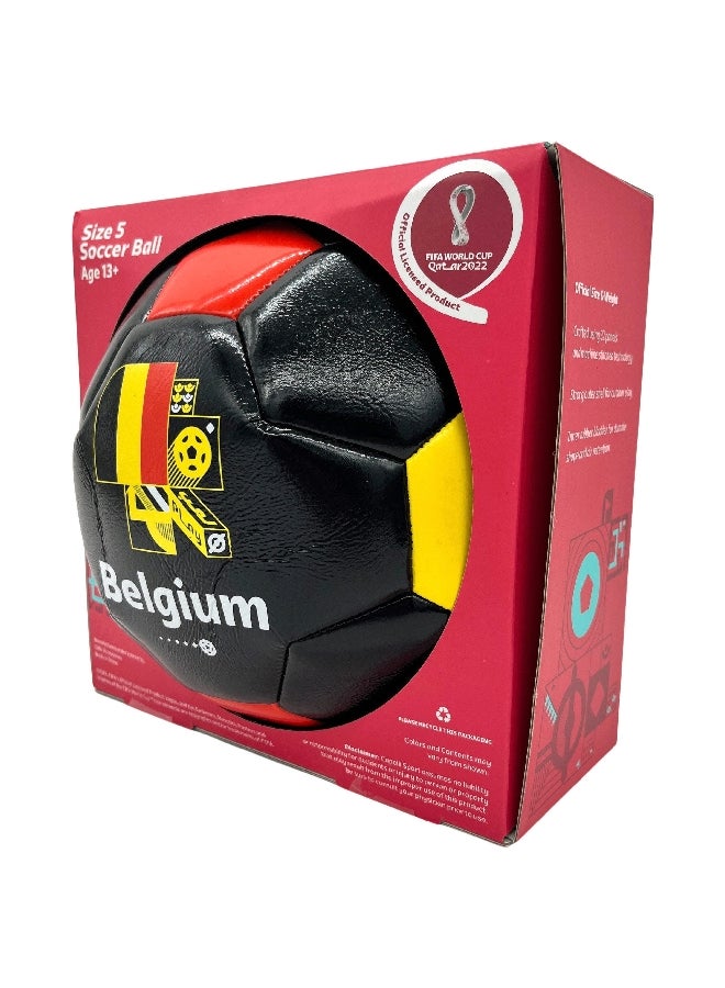 Kole High Quality Belgium Colorblock FIFA Soccer Ball Black Size 5 AE984 - Image 2