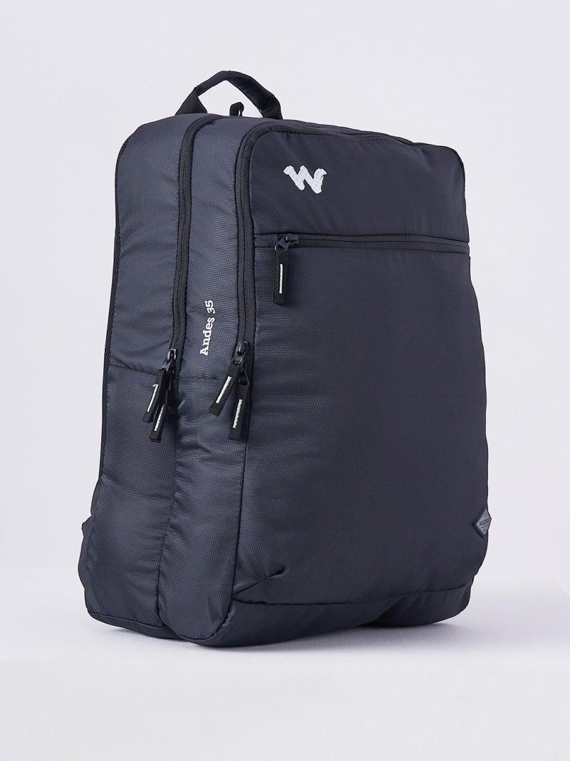 wildcraft Stylish Polyester Unisex Backpack | Andes 35 Durable & Lightweight backpack for Men & Women | Backpack for Office, Gym, Travel - 35 Litre, Black - Image 2