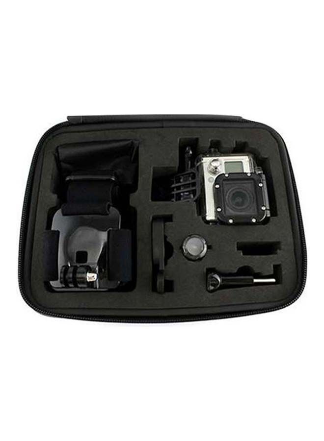 NIBEMINENT Portable Action Camera Large Bag Case Black  - Image 5