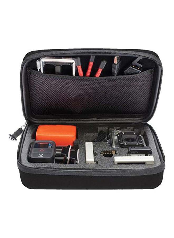NIBEMINENT Portable Action Camera Large Bag Case Black  - Image 3