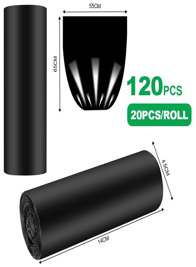 Flintronic Camping Toilet Bags, 120 PCS (6 Roll) Portable Toilet Bags, Thickened Toilet Waste Bags, Camp Potty Liner Bag for Camping, Hiking, Travel, Kitchen, Home - Image 2