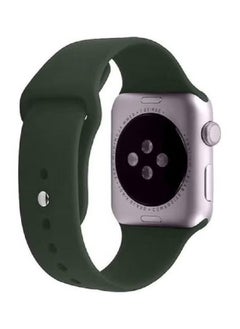 Zaboon Sports Band for Apple Watch 42/44/45mm Soft Silicone Replacement Wrist Strap Compatible with iWatch Apple Watch Series 7/SE/6/5/4/3/2/1 Dark Olive  - Image 3