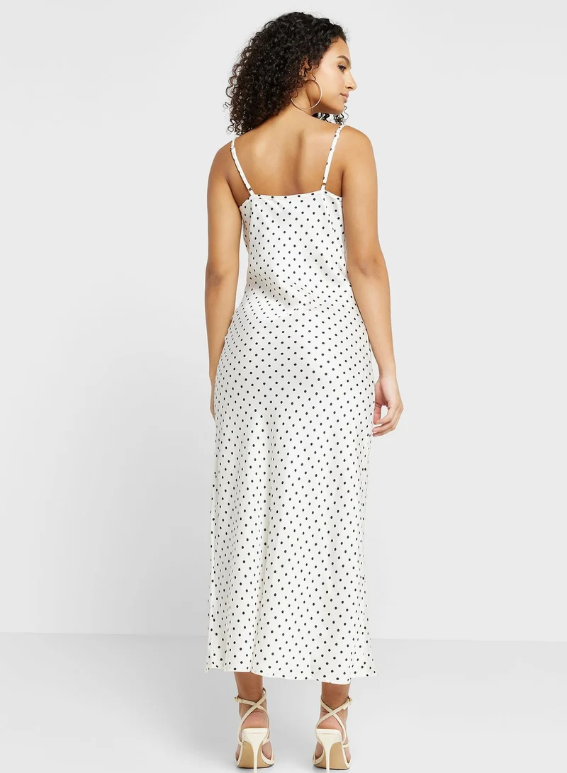 NEW LOOK Cowl Neck Printed Dress