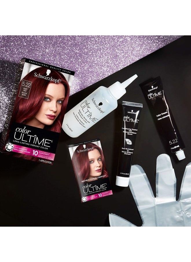Schwarzkopf - Color Ultime Permanent Hair Color Cream, 5.22 Ruby Red - Image 1