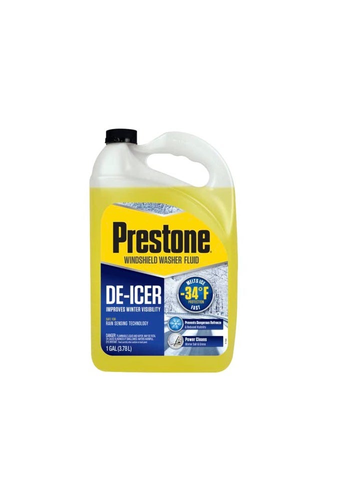 Prestone سائل غسيل الزجاج الأمامي من بريستون AS250 مزيل الجليد 1 جالون - Image 1
