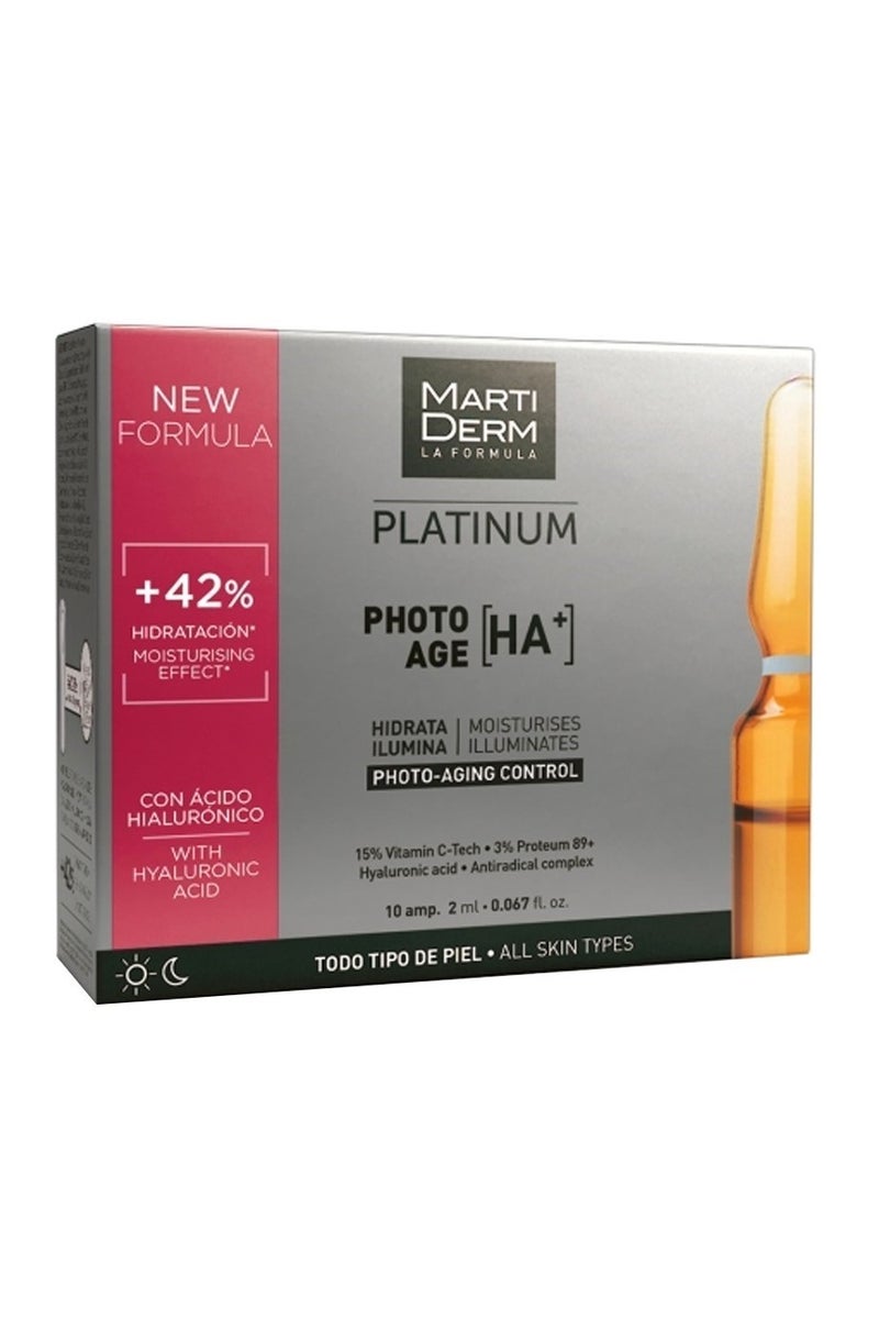 مارتيديرم أمبولات مارتيديرم بلاتينيوم فوتو إيج [HA]+ المرطبة 10 وحدات - Image 1