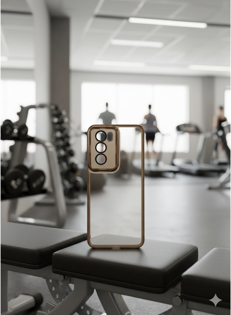 Grace Matte Translucent Shockproof Case with Camera Lens Protection - Protective cover For OPPO RENO 12 PRO 5G - Image 1