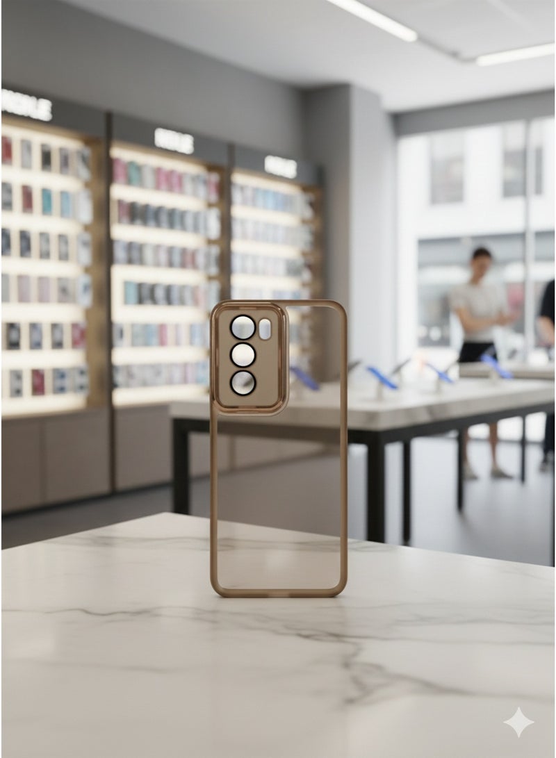 Grace Matte Translucent Shockproof Case with Camera Lens Protection - Protective cover For OPPO RENO 12 PRO 5G - Image 2