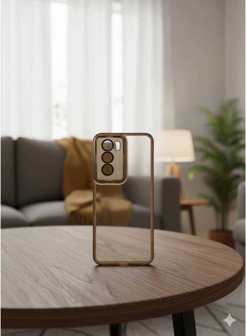 Grace Matte Translucent Shockproof Case with Camera Lens Protection - Protective cover For OPPO RENO 12 PRO 5G - Image 3