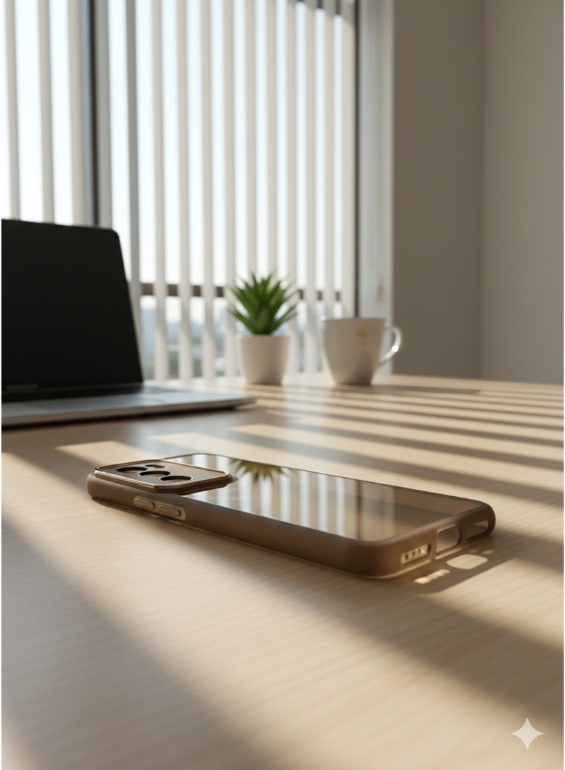 Grace Matte Translucent Shockproof Case with Camera Lens Protection - Protective cover For OPPO RENO 12 PRO 5G - Image 4