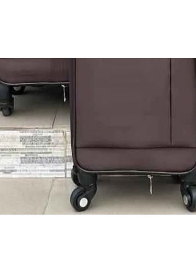 keke Sleek Brown  Hardshell Luggage Set with Spinner Wheels 20,24,28 Inches - Image 4