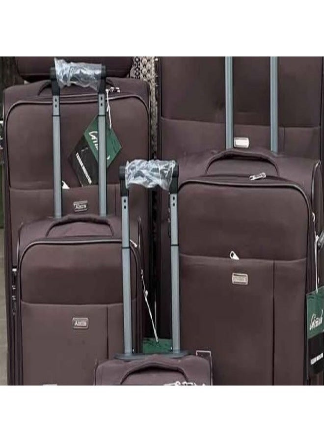 keke Sleek Brown  Hardshell Luggage Set with Spinner Wheels 20,24,28 Inches - Image 3