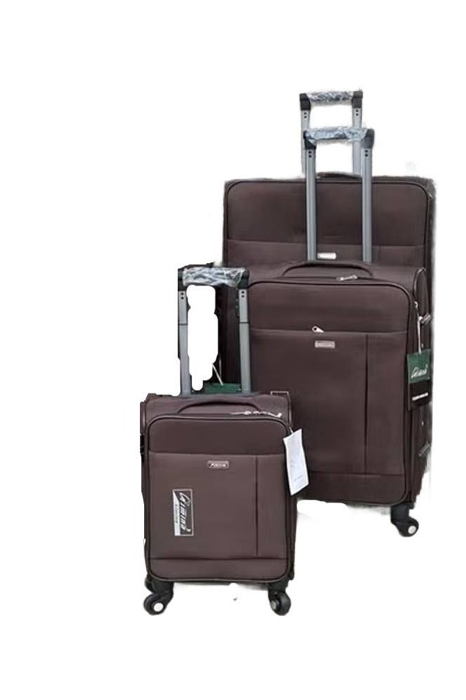 keke Sleek Brown  Hardshell Luggage Set with Spinner Wheels 20,24,28 Inches - Image 1
