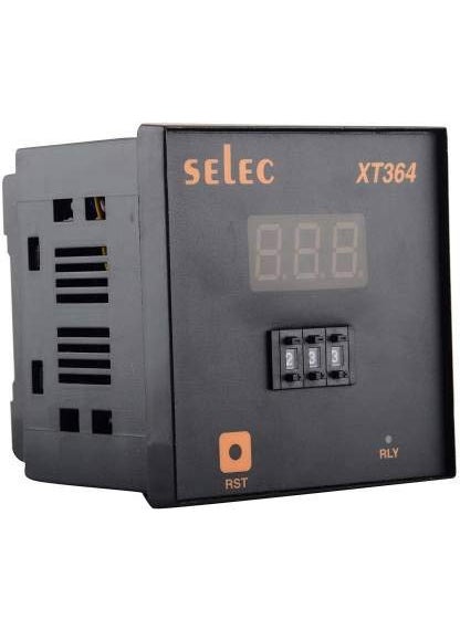 Selec Selec XT3643 Programmable Electronic Timer Switch Black 