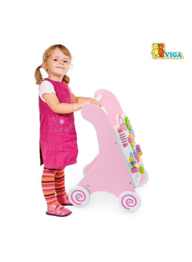 Viga عربة مشي للأطفال - وردي - Image 2