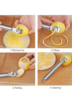 RATSAW 2 Pack Lemon Squeezer Citrus Juicer Includes Stainless Steel Planer Manual Lemon Squeezer Heavy Duty Citrus Juicer for Squeeze Lemon and Citrus Fruits Vegetables  - Image 5