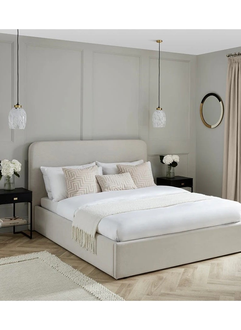 Malazhouse - Button Tufted Bed - MZBDN02-OFW-120cm - Image 1